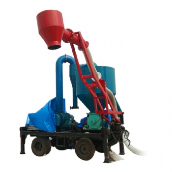 Pneumatic Grain Conveyor with Dust Removal